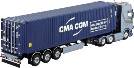 SCANIA S Highline 6x2 avec porte-containers 3 essieux et container 40 pieds – Image 4