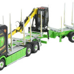 SCANIA R Highline 6x2 porteur et remorque forestière