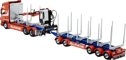 SCANIA R Highline 6x2 porteur et remorque forestière – Image 3