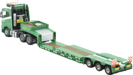 VOLVO FH5 Globetrotter XL 6x2 avec remorque porte-engins 3 essieux – Image 3