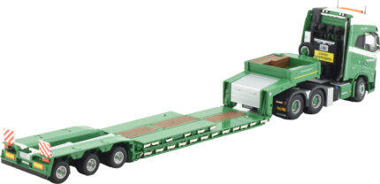VOLVO FH5 Globetrotter XL 6x2 avec remorque porte-engins 3 essieux – Image 4