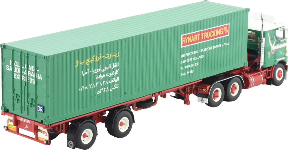 Tekno 1/50 Mack F700 6x4 + Remorque Porte-conteneurs 20ft – Rynart, Neuf