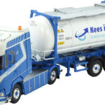 DAF XG 4x2 avec porte-container et container citerne 20 pieds