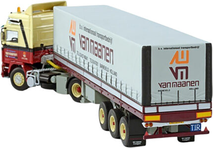 VOLVO F12 Globetrotter 4x2 avec remorque bachée 3 essieux – Image 3