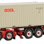 SCANIA R Highline 6x2 combiné porte-container et containers 20 pieds
