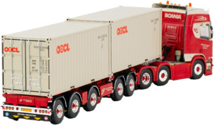 SCANIA R Highline 6x2 combiné porte-container et containers 20 pieds – Image 4