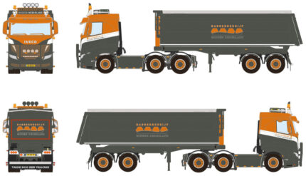 IVECO S-WAY AS 6x2 avec remorque basculante 2 essieux – Image 5