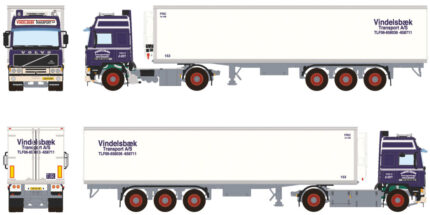 VOLVO F12 Globetrotter 4x2 avec remorque frigo 3 essieux – Image 5
