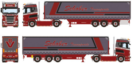 SCANIA R Normal 4x2 avec remorque bachée 3 essieux – Image 5