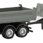 MAN TGS 6x2 Camion benne avec remorque, gris