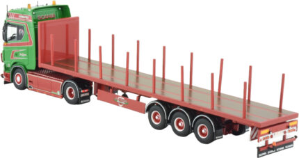 SCANIA S Highline 4x2 avec remorque plateau 3 essieux – Image 3
