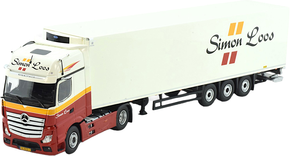 TEKN86827 MERCEDES GigaSpace 4x2 avec remorque frigo 3 essieux – Image 1