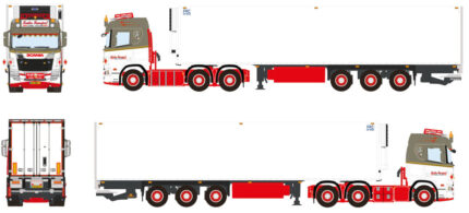 SCANIA R Normal 6x2 avec remorque frigo 3 essieux – Image 5