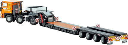 DAF 3600 8x4 avec remorque porte-engins 4 essieux – Image 3