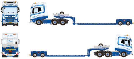 DAF XG+ 6x2 avec remorque porte-engins 2 essieux – Image 5