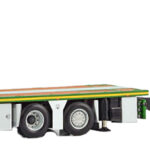 DAF CF SC 8x2 porteur avec grue PALFINGER 65002 et remorque plateau ZWATRA