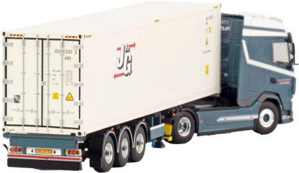 DAF XG 4x2 avec remorque porte-containers et container frigo 40 pieds – Image 4
