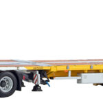 DAF XG 4x2 avec remorque plateau 3 essieux