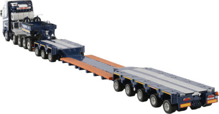 SCANIA S Highline 10x4 avec remorque porte-engins 3+5 essieux – Image 4