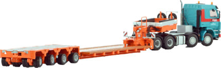 SCANIA 143 8x4 avec remorque porte-engins 4 essieux – Image 3