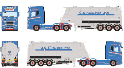 SCANIA S Highline 6x2 avec citerne à ciment 3 essieux – Image 5