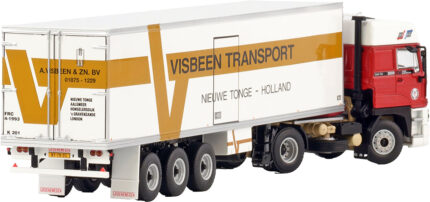 DAF 3600 Space Cab 4x2 ave remorque frigo 3 essieux – Image 3