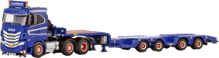 IVECO S-WAY AS Low 6x2 avec remorque porte-engins 4 essieux – Image 4