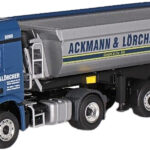MERCEDES Arocs 4x2 avec benne basculante 3 essieux