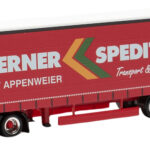 MERCEDES Actros BigSpace 4x2 ave remorque bachée 3 essieux