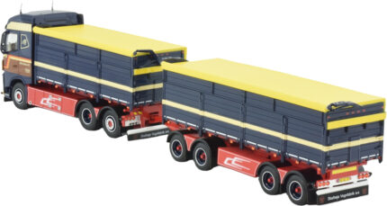 VOLVO FH4 Globetrotter 6x2 combiné porteur et remorque benne – Image 3
