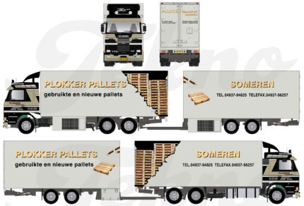 SCANIA 143 6x2 combiné porteur et remorque tolée – Image 5