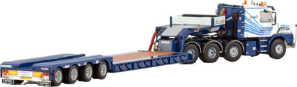 SCANIA T143 Torpedo 8x4 avec remorque porte-engins 4 essieux – Image 3