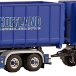 SCANIA S Normal 6x2 combiné porteur et remorque ampliroll avec 2 container 40m3