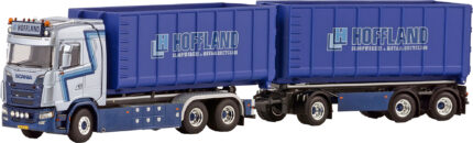 SCANIA S Normal 6x2 combiné porteur et remorque ampliroll avec 2 container 40m3 – Image 4