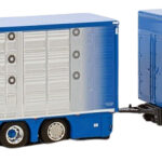 SCANIA S Highline 6x2 combiné porteur et remorque bétaillère