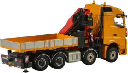 MERCEDES Arocs Steam Space 8x4 avec grue PALFINGER 7400.2, Orange – Image 3