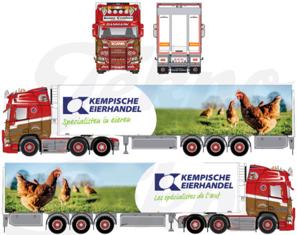 SCANIA R Highline 6x2 avec remorque frigo 3 essieux – Image 5