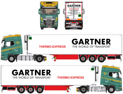 DAF XG+ 4x2 avec remorque frigo 3 essieux – Image 5