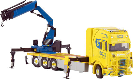 SCANIA S High 8x4 porteur plateau avec grue – Image 3