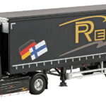 DAF XG+ 4x2 avec remorque bachée 3 essieux