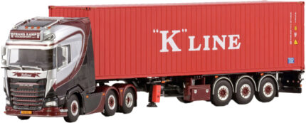 DAF XG+ 6X2 vec remorque porte-containers et container frigo 40 pieds – Image 4
