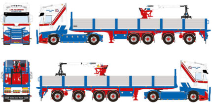 IVECO S-Way AS High 4x2 avec remorque à briques 4 essieux – Image 5