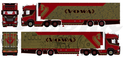SCANIA S Highline 6x2 avec remorque frigo 3 essieux – Image 5