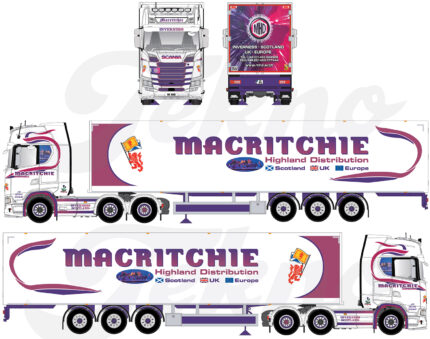 SCANIA S Highline 6x2 avec remorque tolée 3 essieux – Image 5