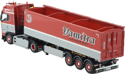 MAN TGX GM 4x2 avec remorque de vrac basculante STAS 3 essieux – Image 3