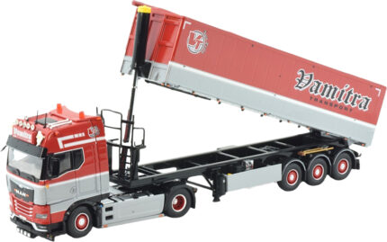 MAN TGX GM 4x2 avec remorque de vrac basculante STAS 3 essieux – Image 5