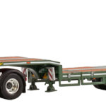 DAF XG 6x2 avec remorque porte-engins 4 essieux
