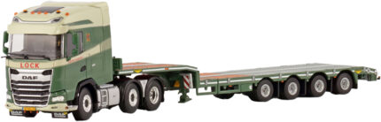 DAF XG 6x2 avec remorque porte-engins 4 essieux – Image 4