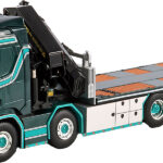 SCANIA R Normal 8x2 porteur plateau avec grue PALFINGER PK92002