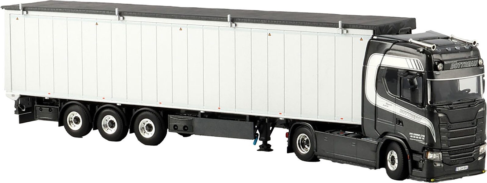 SCANIA Streamline Highline 6x4 avec remorque basculante 3 essieux